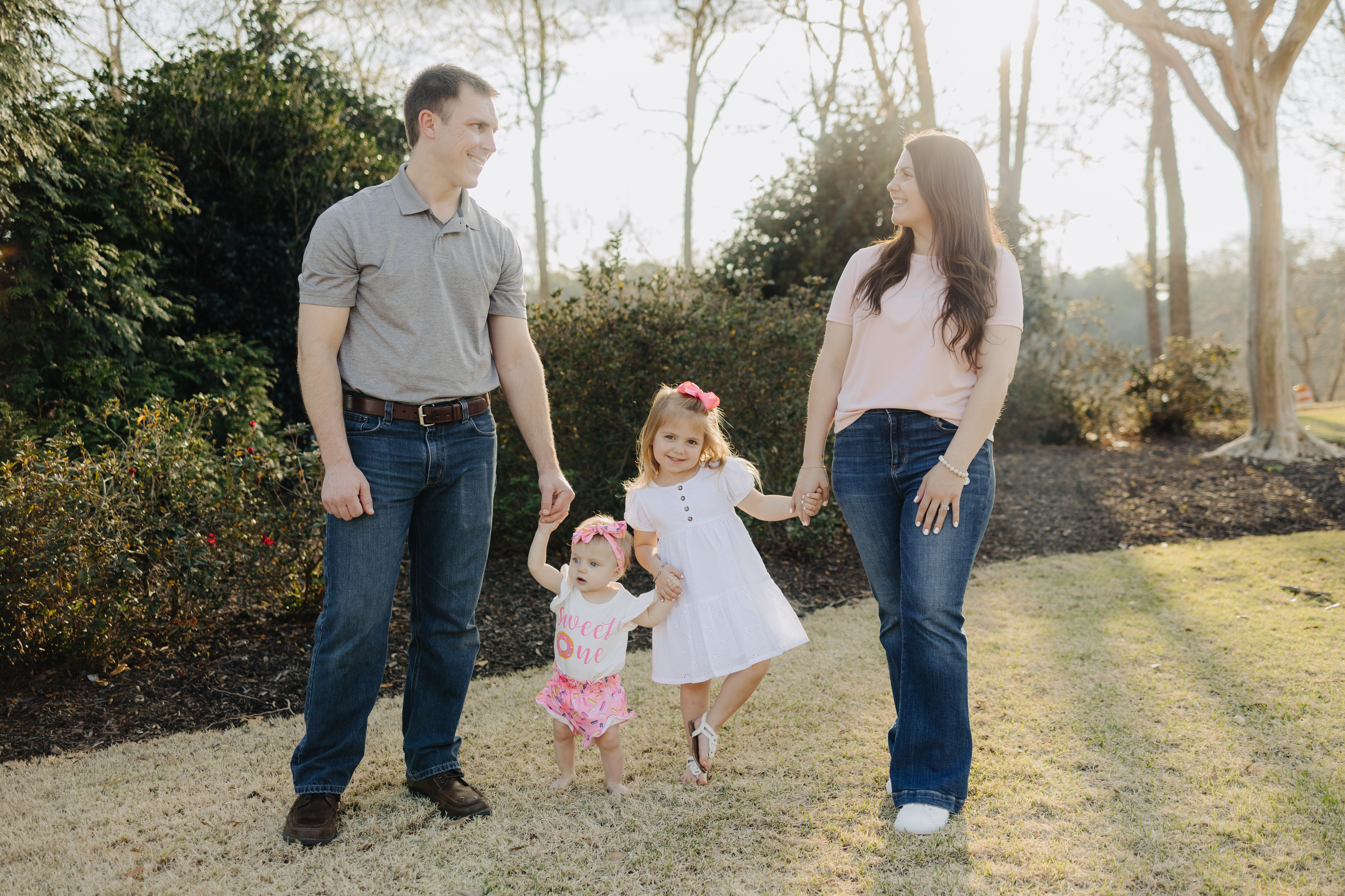 A family enjoying time together